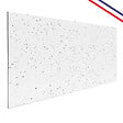 99DECO - Crédence cuisine en aluminium - motif terrazzo blanc et noir - 300x20 cm (en 3 bandeaux) - vignette