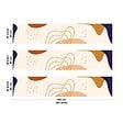99DECO - Crédence cuisine en aluminium - design orange - 300x20 cm (en 3 bandeaux) - vignette
