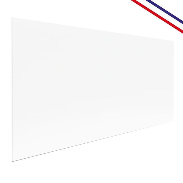 99DECO - Crédence cuisine en aluminium - essentiel blanc - 360x50 cm (en 3 bandeaux) - large