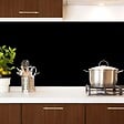 99DECO - Crédence cuisine en aluminium - essentiel noir - 240x50 cm (en 2 bandeaux) - vignette