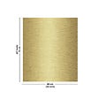99DECO - Fond de hotte en aluminium - effet industriel doré - 70x60 cm - vignette