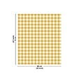 99DECO - Fond de hotte en aluminium - motif vichy orange - 70x60 cm - vignette