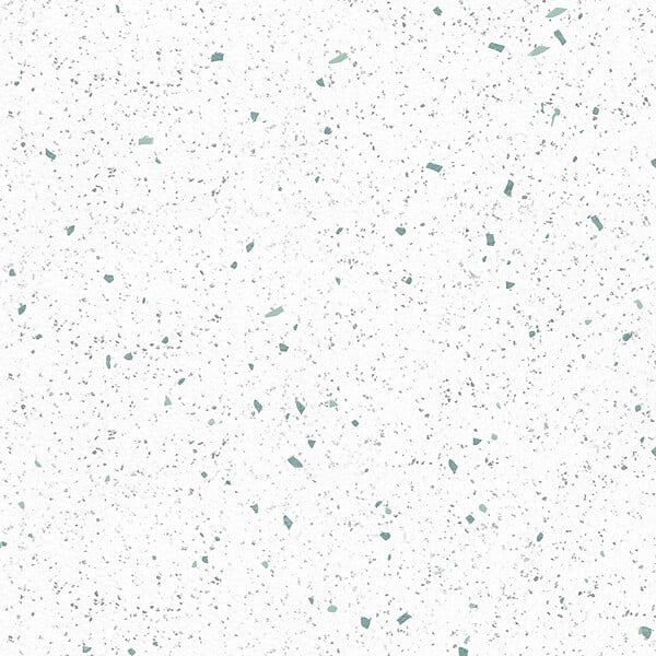 99DECO - Crédence cuisine en aluminium - motif terrazzo blanc et vert - 240x50 cm (en 2 bandeaux) - large