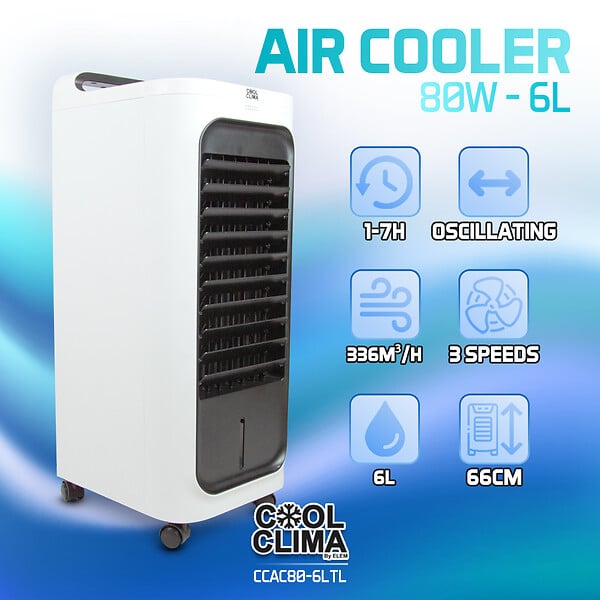 COOL CLIMA - RAFRAICHISSEUR D AIR 6L - COOL CLIMA - CCAC80-6LTL - large