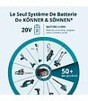 KONNER SOHNEN - Taille-haie et cisaille à gazon sans fil 2 en 1 Könner & Söhnen KS SHT-20V - vignette