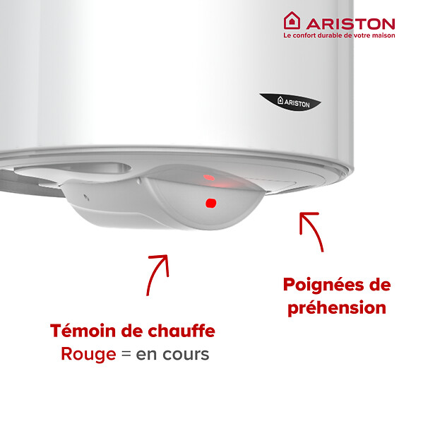 ARISTON - Pack Chauffe-eau Vertical Mural Stéatite 200L Ariston SAGEO + Trepied 4090027 + Groupe Sécurité Inox - large