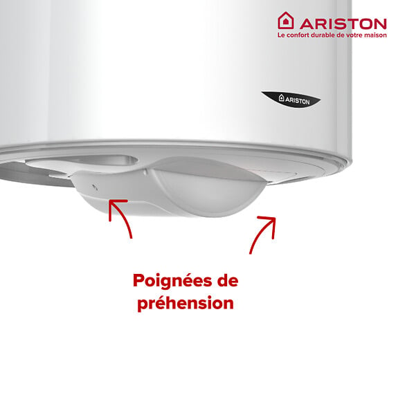 ARISTON - Pack Chauffe-eau Vertical Mural Blindé 200 l Ariston INITIO + Trepied 4090027 + Groupe Sécurité Inox - large