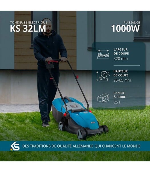 KONNER SOHNEN - Tondeuse électrique Könner & Söhnen KS 32LM - large