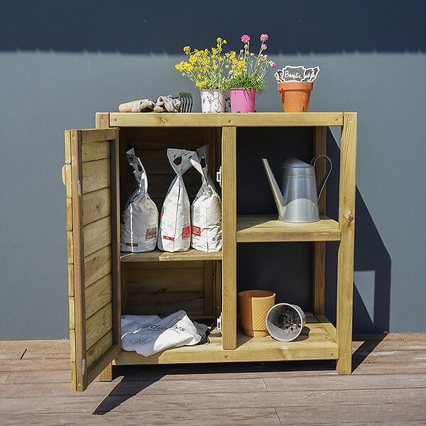 CERLAND - TABLE REMPOTAGE BOIS 84X45X86 - large