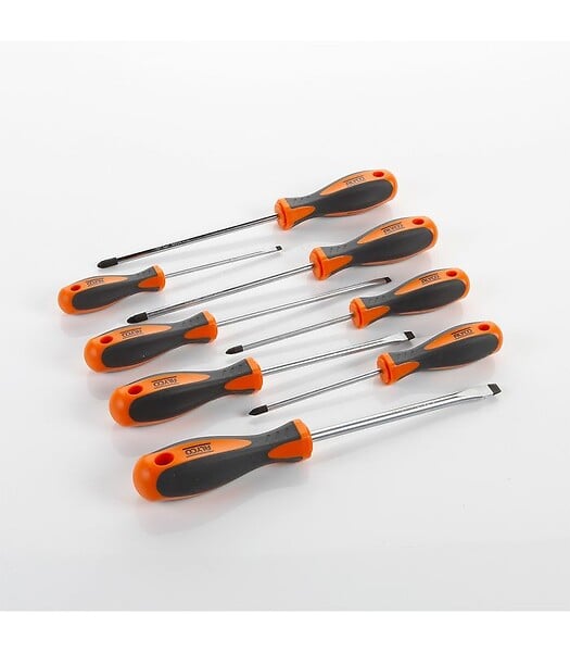 ALYCO - Set de 8 Tournevis Alyco Orange 170450 - large