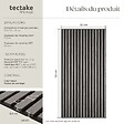 TECTAKE - Panneaux acoustiques en bois chêne gris clair 110x50cm absorption phonique feutre MDF placage véritable isolation sonore décoration murale - vignette