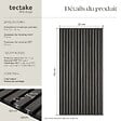 TECTAKE - Panneaux acoustiques Sonic Wall II aspect bois chêne noir - vignette