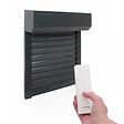 AVOSDIM - Volet roulant electrique radio Alu Gris Anthracite - L180 x H215 cm - Motorise - Recoupable - vignette