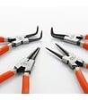 ALYCO - Set 4 Pinces Seeger 140 Mm Blister Alyco Orange Alyco 170582 - vignette