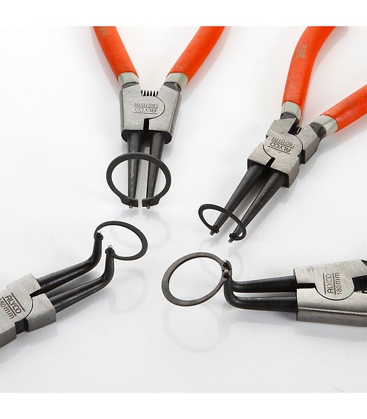 ALYCO - Set 4 Pinces Seeger Alyco Orange 180 Mm Blister Alyco 170584 - large