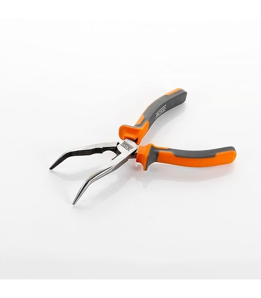 ALYCO - Pince À Mâchoires Semi-Rondes Incurvées Avec Tranchant 200 Mm Alyco Orange Alyco 170536 - large