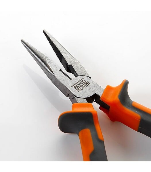 ALYCO - Pince Pour Demi-Rondes Avec Tranchant 200 Mm Alyco Orange 170535 - large