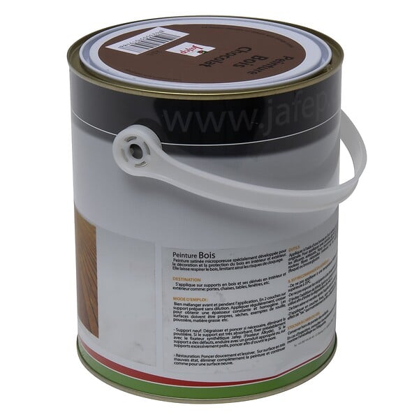 JAFEP - Peinture bois chocolat Jafep 2,5 L - large