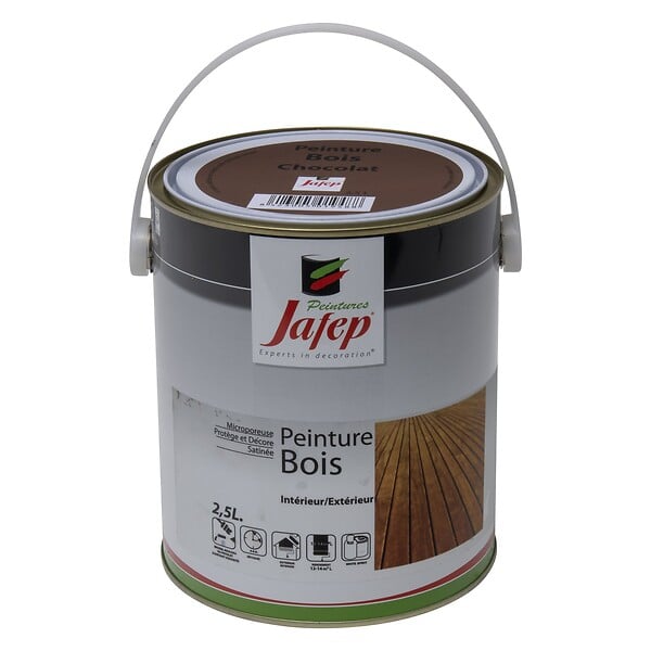 JAFEP - Peinture bois chocolat Jafep 2,5 L - large