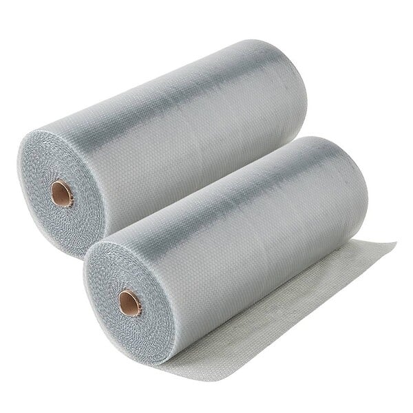 PACK AND MOVE - Pack and Move - Papier bulle recyclé - 1 x 100 m - Déménagement, Expédition et Protection - Film à bulles de qualité - 70% recyclé - large