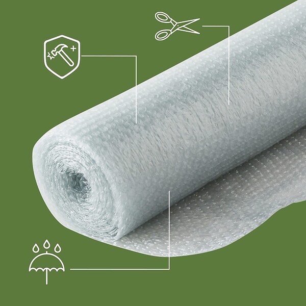 PACK AND MOVE - Pack And Move - Lot 2 Films À Bulle Recyclés - 0,5 X 5 M - Déménagement, Expédition Et Protection - Papier Bulle De Qualité - 70% recyclé - large