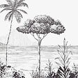 99DECO - Crédence cuisine en aluminium - motif plage noir - 240x50 cm (en 2 bandeaux) - vignette