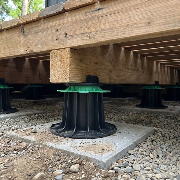 JOUPLAST - Plot terrasse bois réglable 140 à 230 mm - JOUPLAST - A l'unite - large