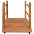 VIDAXL - vidaXL Pont de jardin 140x60x60 cm Bois de sapin massif - vignette