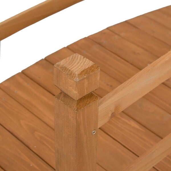 VIDAXL - vidaXL Pont de jardin 140x60x60 cm Bois de sapin massif - large