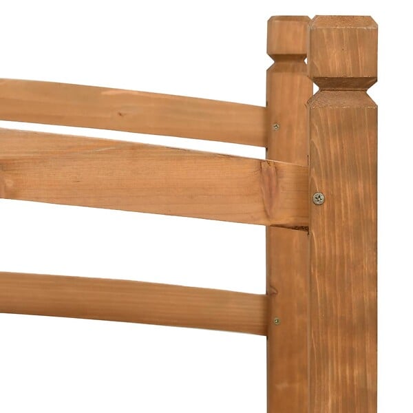 VIDAXL - vidaXL Pont de jardin 140x60x60 cm Bois de sapin massif - large