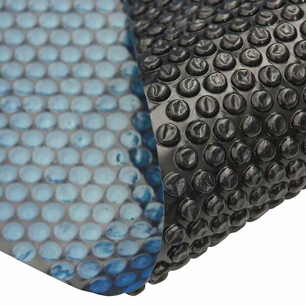 VIDAXL - vidaXL Film solaire de piscine flottant PE 417 cm Noir et bleu - large