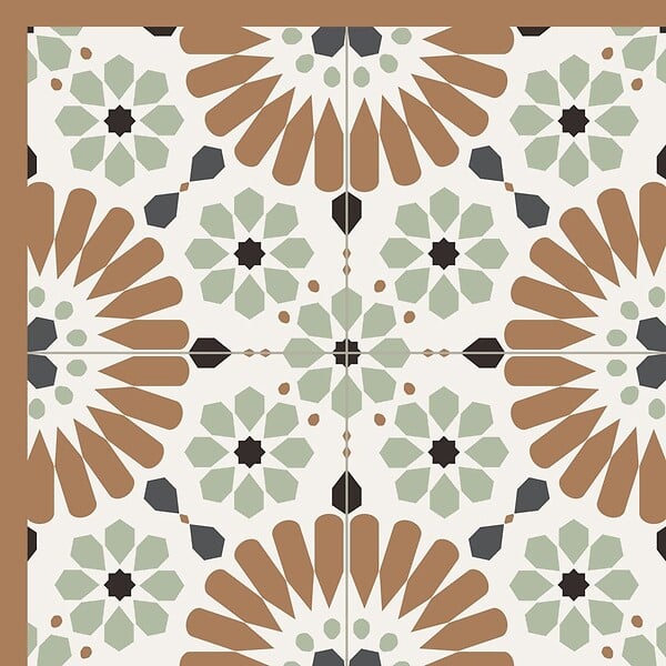 99DECO - Tapis antidérapant - Marsiho - vinyle - int./ext. - Rouge - 120x200cm - large