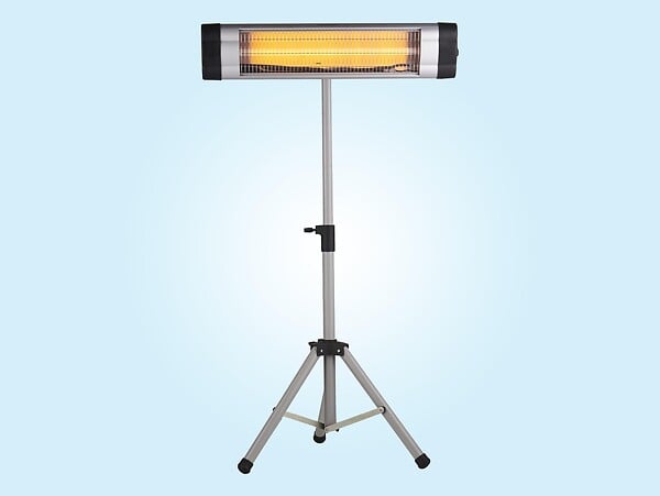 PURLINE - Chauffage halogène 3000W pour une utilisation intérieure ou extérieure - large