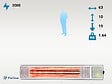 PURLINE - Chauffage halogène 2000W pour utilisation au plafond ou au mur - vignette
