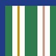 99DECO - Tapis antidérapant - Aveiro - vinyle - int./ext. - Vert - 50x120cm - vignette