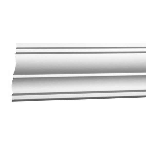 SANS - Corniche plafond C288 5,9 x 5,4 cm - Polyuréthane Cimaises &+ - large