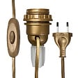 TIBELEC - Kit adaptateur bouteille équipé E27 or - vignette