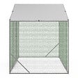 ID MARKET - Enclos poulailler 3 m² parc grillagé 2,20x1,4 M acier galvanisé - vignette