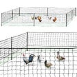 ID MARKET - Kit clôture filet à poules 24 M avec porte 9 piquets double pointe - vignette