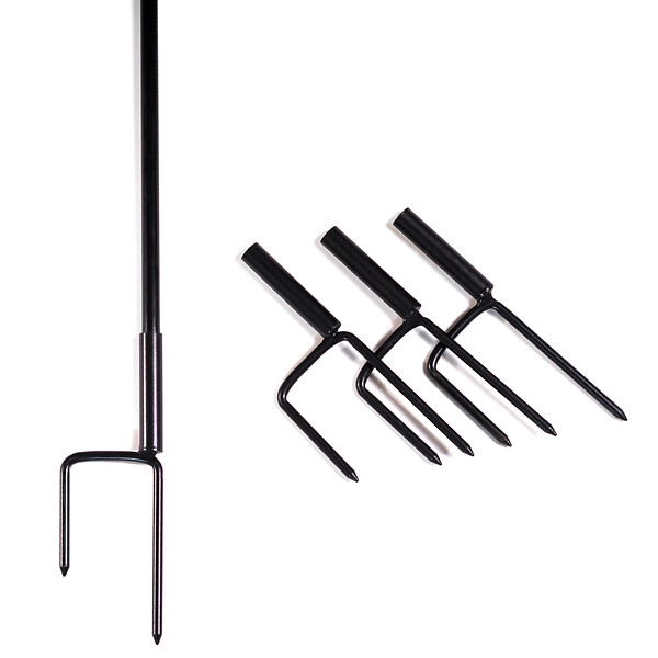 ID MARKET - Kit clôture filet à poules 24 M avec porte 9 piquets double pointe - large