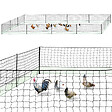 ID MARKET - Kit clôture filet à poules 50 M avec porte 15 piquets double pointe - vignette