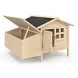 ID MARKET - Poulailler sur pilotis XXL avec pondoir en bois - vignette