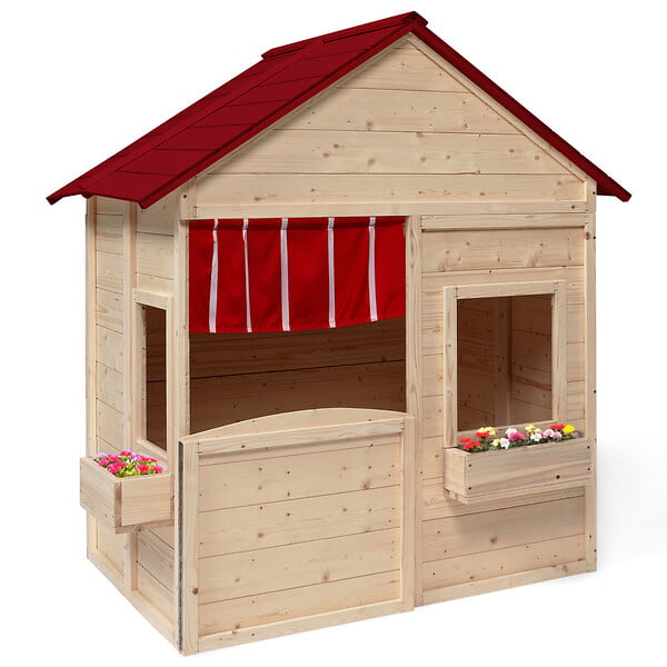 ID MARKET - Maisonnette enfant en bois ADVENTURE, cabane de jeux extérieure - large