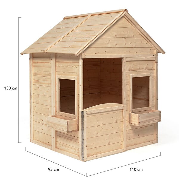 ID MARKET - Maisonnette enfant en bois ADVENTURE, cabane de jeux extérieure - large