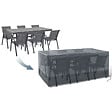 ID MARKET - Housse de protection pour table de jardin rectangulaire 250 x 200 x 74 cm - vignette