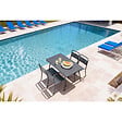 CONCEPT USINE - Ensemble table de jardin 120 cm et 4 chaises BERGAME - vignette