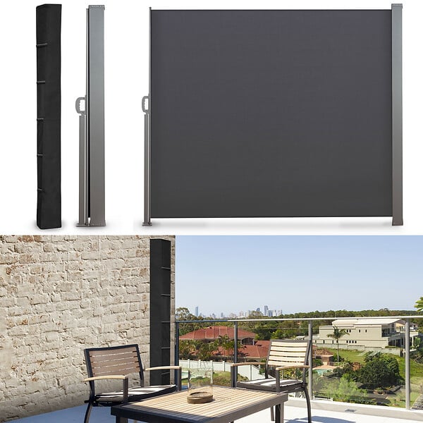 ID MARKET - Housse de protection pour paravent extérieur H.200 CM - large
