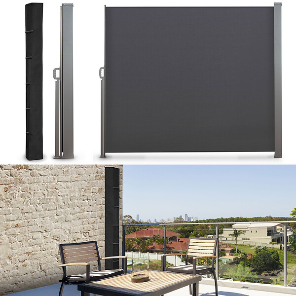 ID MARKET - Housse de protection pour paravent extérieur H.160 CM - large
