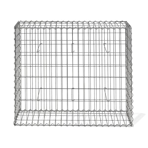 ID MARKET - Lot de 2 gabions pour pierre 100 x 30 x 80 cm - large