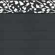 ID MARKET - Brise vue occultant 1,5 x 10 M effet lames de clôture motifs FLOWER 160 gr/m² - vignette
